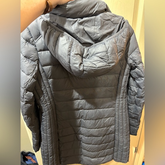 Michael Kors Women's Charcoal Puffer Down Coat - Picture 6 of 6